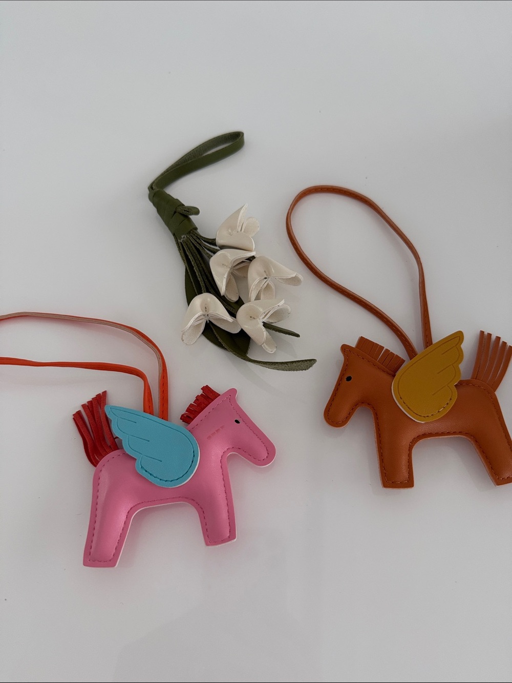 Leather Bag Charms Combo
